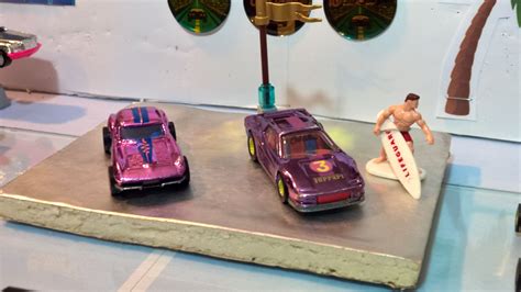 Hot Wheels California Customs Series 1990 Diorama Hot Wheels Pretty In Pink Toy Car