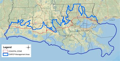 Map Of Texas And Louisiana Coastline United States Map