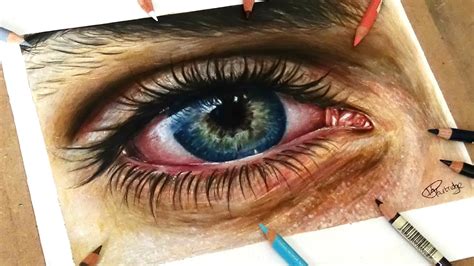 Hyper Realistic Eye Drawing At Getdrawings Free Download