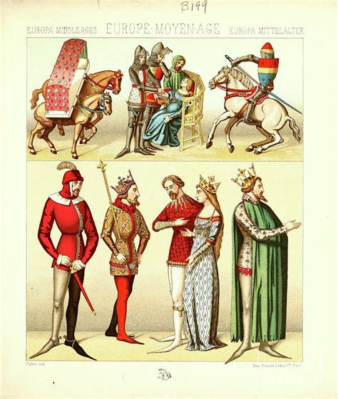 Ancient European Fashion And Lifestyle In The Middle Ages Q1