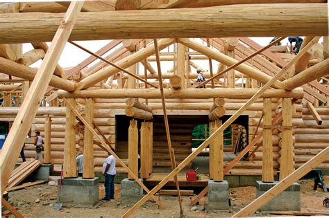 What Is A Log Building System Log Home Living