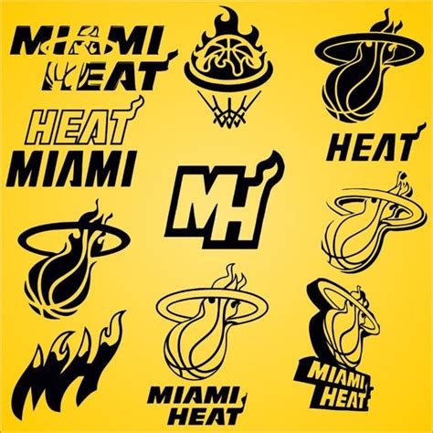 Miami Heatmiami Heat Miami Heat Svg Miami Miami Svg By Dxfstore