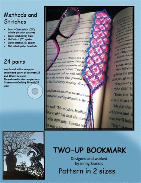 2 Up Bookmark Is A Bobbin Lace Pattern By Jenny Brandis Etsy