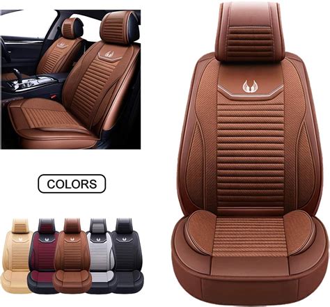 Oasis Auto Leatherandfabric Car Seat Covers Faux Leatherette