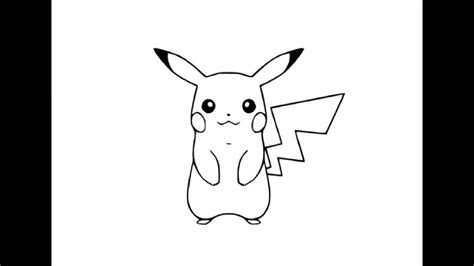 How To Draw Pokemon Pikachu Pencil Drawing Step By Step Youtube