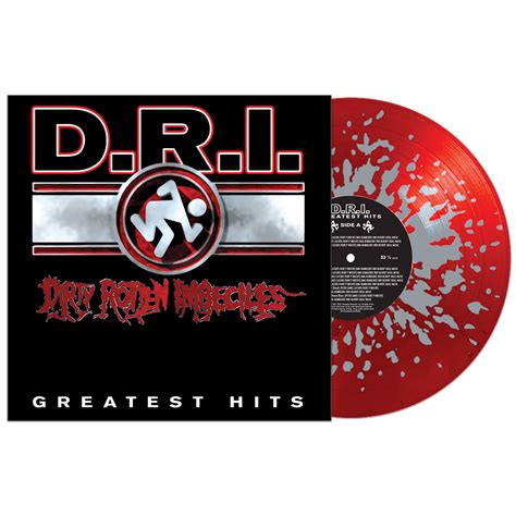 Dri Greatest Hits Redsilver Splatter Vinyl Cleopatra Records