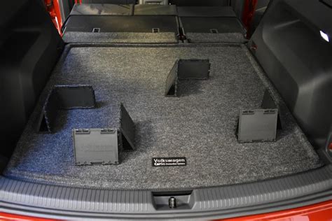 2020 Volkswagen Heavy Duty Trunk Liner With Cargo Blocks Gray Trunk