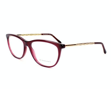 Burberry Eyeglasses Be 2189 3014 Cherry Visionet