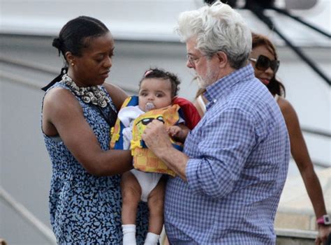 George Lucas Shows Off His Baby Daughter Everest For The First Time