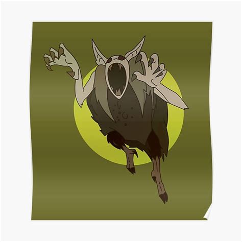 Cursed Eda The Owl House Poster By Artnchfck Redbubble