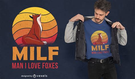 Milf Foxes T Shirt Design Vector Download