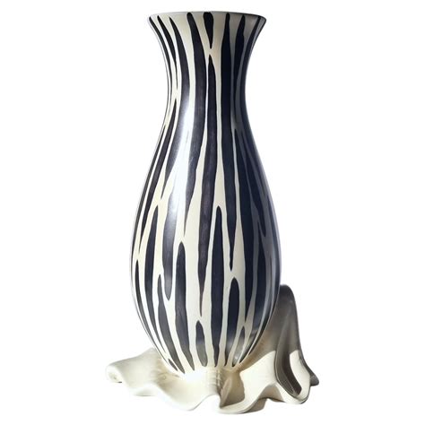 Albert Hallam For Beswick Zebrette Series Zebra Stripe Décor Modernist