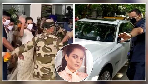 Kangana Ranaut Finally Arrives With Y Security Amidst The