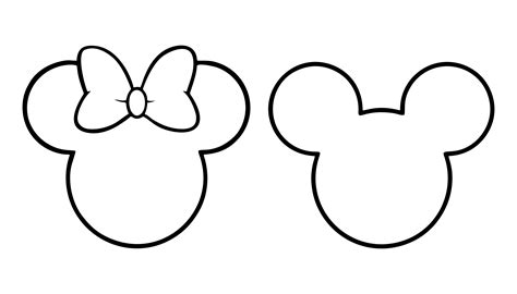 Minnie Mouse Stencil 10 Free Pdf Printables Printablee