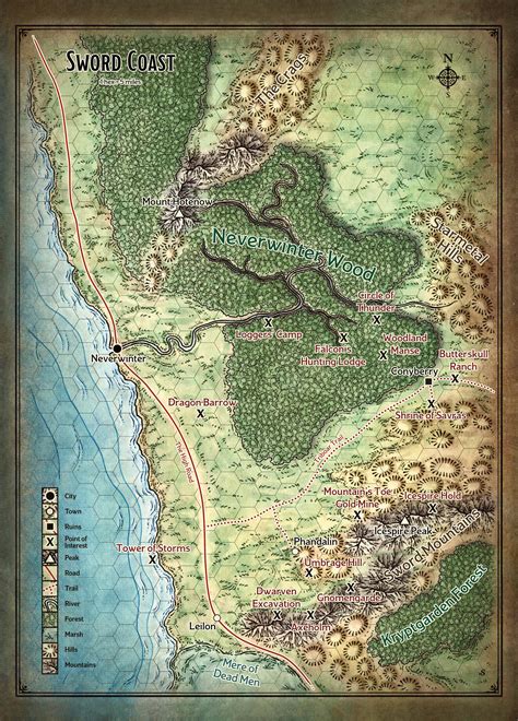 Sword Coast In D D E Campaign Backdrop World Anvil