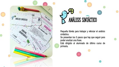 PequeÑa Libreta Para Trabajar Y Reforzar El AnÁlisis SintÁctico