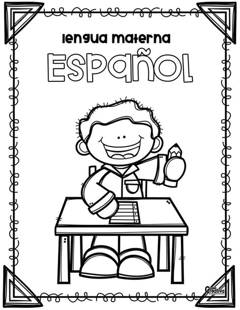 Dibujos De Español Para Portadas Weepil Blog And Resources