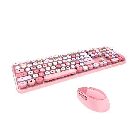 Buy Mofii Sweet Keyboard Mouse Combo Mixed Color 24g Wireless Keyboard
