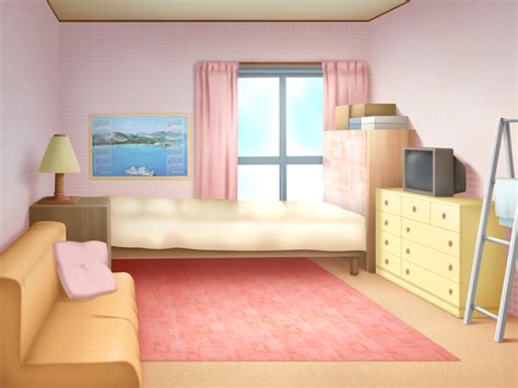 Anime Landscape Anime Pink Bedroom Background