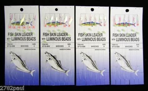 Bulk 12pc Wilson Bait Jigs Fishing Rig Sizes 4 6 810