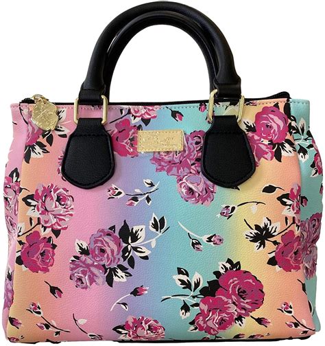 Luv Betsey Amelia Mid Size Satchel Floral One Size