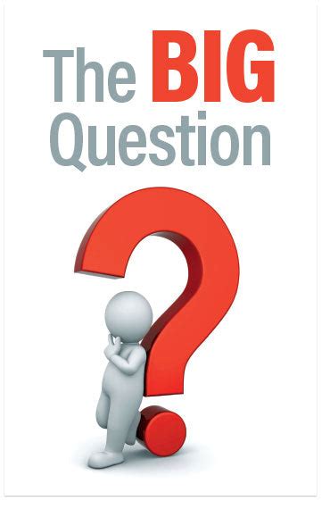 The Big Question Moments With The Book