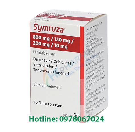 Thuốc Symtuza 80015020010 Trị Hiv Là Thuốc Gì Giá Bao Nhiêu Mua ở đâu
