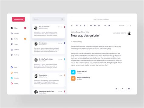 Email App On Behance