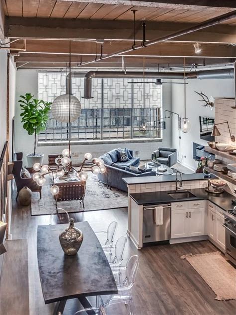 Industrial Style Modern Edgy Open Concept Kitchen
