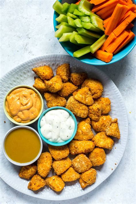 You will soon be having happy hour and game. Super Easy Airfryer Homemade Chicken Nuggets - The Girl on ...
