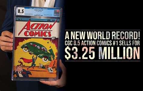 Up Up And Away Cgc Certified Action Comics 1 Sells For A Record 3