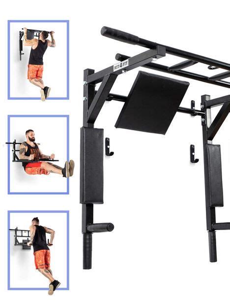 Kit4fit Wall Mounted Fitness Station At Home Gym Diy Home Gym Gym