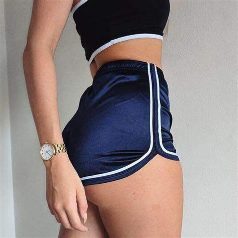 2018 Fashion Women Summer High Waist Shorts Casual Slim Fitness Booty