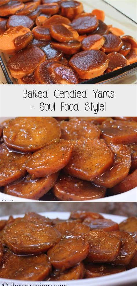 My mother made the best yams in the whole world and i am not kidding, well she was my mom so what can i say. Baked Candied Yams - Soul Food Style (With images) | Soul ...