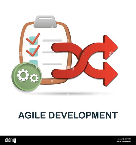 Agile Development Icon 3d Illustration From Digitalization Collection