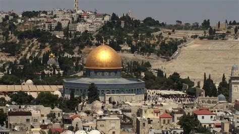 Aerial View Of Old City Of Jerusalem Biblical Israel Ministries