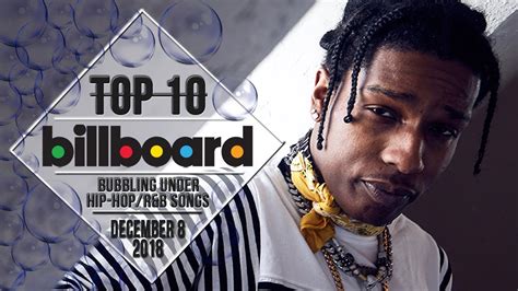 Top 10 Us Bubbling Under Hip Hoprandb Songs December 8 2018