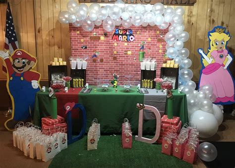 Super Mario Bros And Princess Peach Birthday Party Ideas Photo 1 Of 22