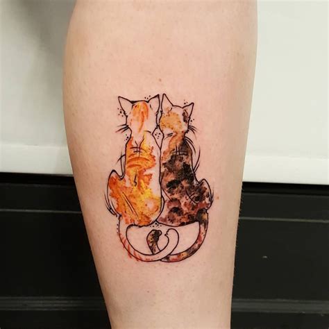 Pin By Chronic Ink Tattoo On Watercolour Tattoos Cat Tattoo Tattoos
