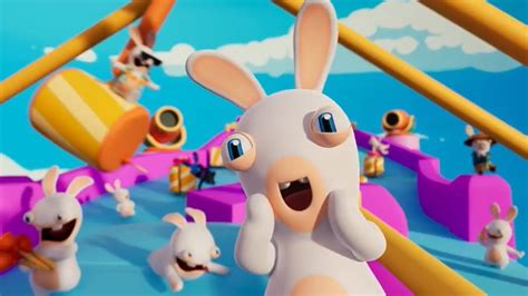 New Stumble Guys X Rabbids Trailer Stumble Guys Rabbids Youtube