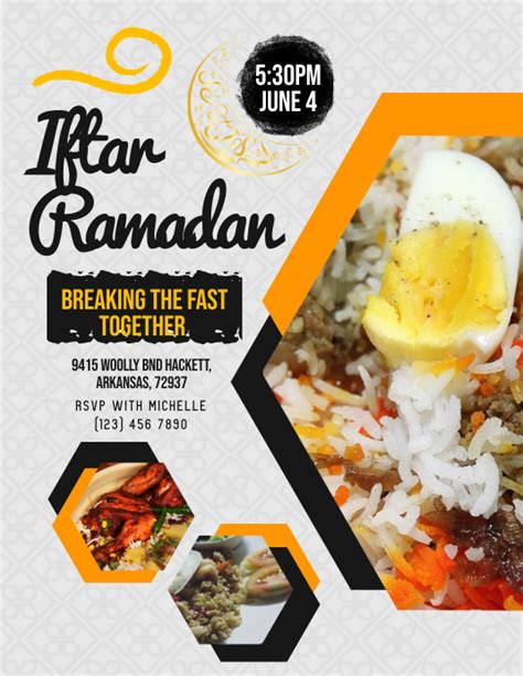 Ramadan Iftar Flyer Template Postermywall