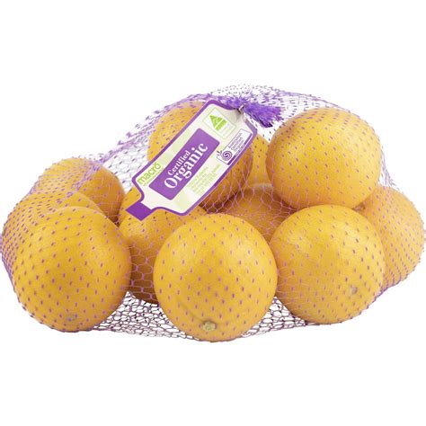 Macro Orange Navel Organic 15kg Bag Woolworths