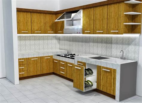 Desain Dapur Minimalis Modern Model Kitchen Set Minimalis Mewah My