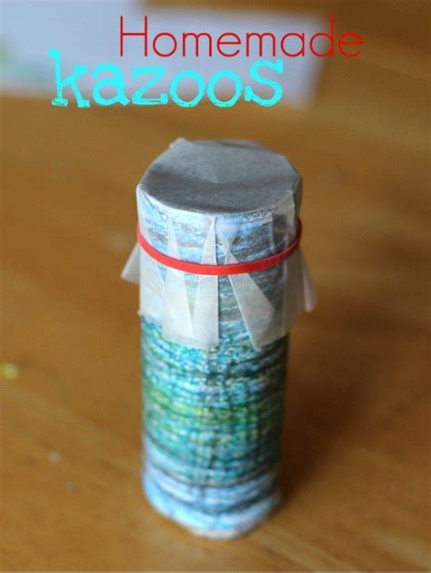 Kazoos Music Crafts Instrument Craft Paper Roll Crafts