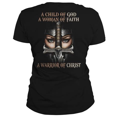 Warrior Of Christ Christ Shirts Women Of Faith Faith Shirt