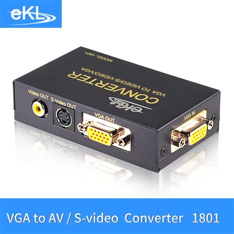 Vga To Av Converter 1 Port For Vga Signal Input 1 Ports For Vgacvbss