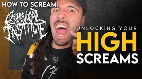 How To Scream Unlocking Your High Screams Youtube