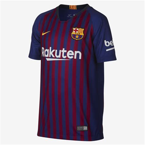 Nike Barcelona Messi Home Jersey Youth 201819 Royal