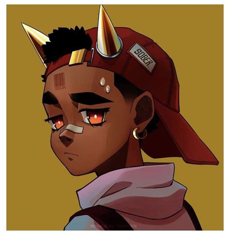 Black Anime Boy Art Blackanimeboyart Arte De Personajes Dibujos