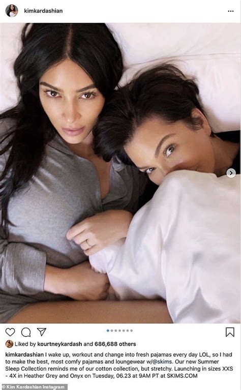 kim kardashian cuddles momager kris jenner for make up free selfies kardashian kim kardashian